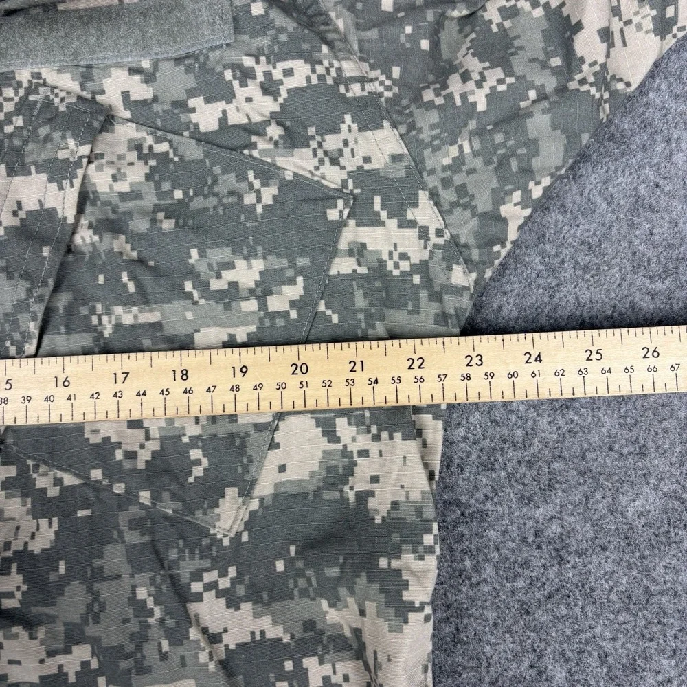 Army Combat Jacket Medium Regular Digital Camo Ripstop Uniform Military Full Zip